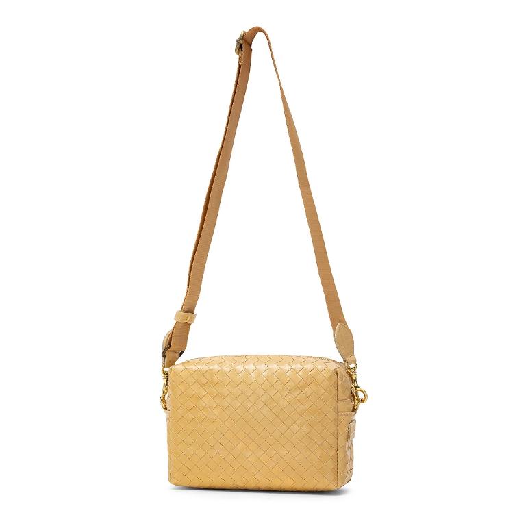 VORBESTELLEN: TRACOLLA BAG LARGE INTRECCIATO CREMA (LIEFERBAR CA 4-6 WOCHEN AB BESTELLDATUM)
