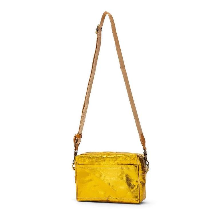 TRACOLLA BAG LARGE METALLIC LIMONE (SOLANGE VORRAT REICHT)