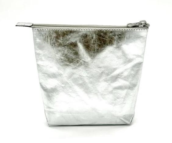 VORBESTELLEN: BALD WIEDER LIEFERBAR: TROUSSE COSMETIC BAG METALLIC SILVER