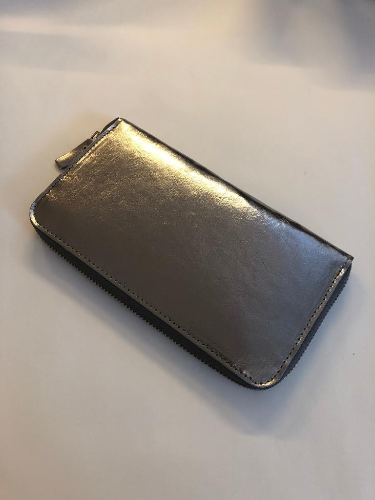 VITA WALLET LARGE METALLIC ACCIAIO (SOLANGE VORRAT REICHT)
