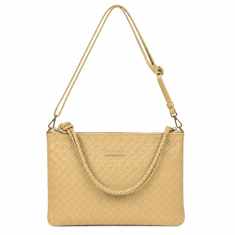 VORBESTELLEN: GAIA BAG INTRECCIATA CREAM (LIEFERBAR CA 4-6 WOCHEN AB BESTELLDATUM)