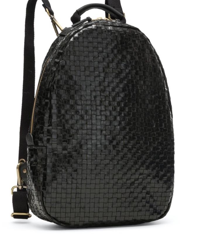VORBESTELLEN: MEMMO BACKPACK INTRECCIATO BLACK (LIEFERBAR CA 4-6 WOCHEN AB BESTELLDATUM)