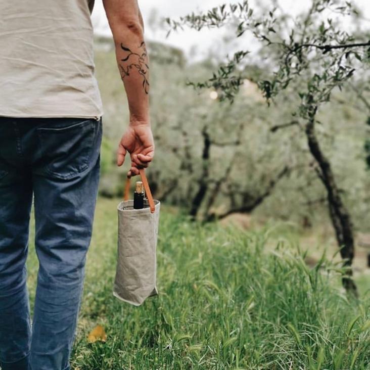 WINE BAG GREY
