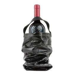 WINE BAG METALLIC BLACK (SOLANGE VORRAT REICHT)